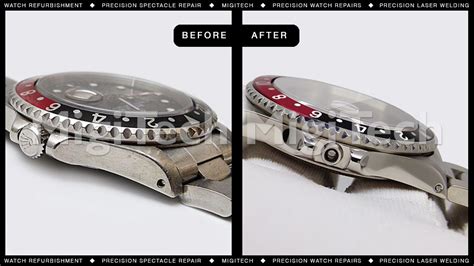 rolex watch scratch repair